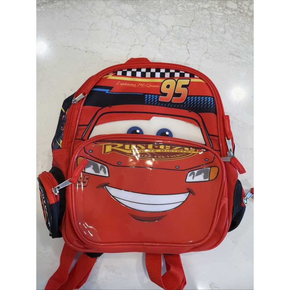 Disney Pixar Cars Kids 12in. Flashing Lights Backpack Needs Battery